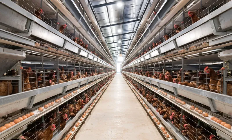 Kandang ayam petelur tipe H model H1200