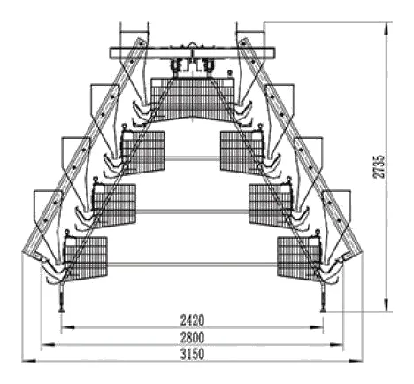 Gambar teknik Model Layer A A380 (2)